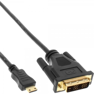 InLine Mini HDMI - DVI Single-Link Kabel 1.5m pas cher