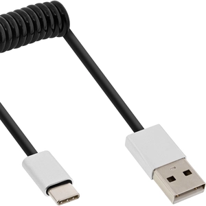 InLine - Câble USB - USB (M) pour USB-C (M) - USB 2.0 - 1 m - noir pas cher