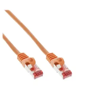 Comparateur de prix : Intos Electronic Ag InLine cordon de raccordement - 1 m - orange