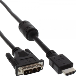 Comparateur de prix : InLine câble vidéo/audio - HDMI / DVI - 5 m