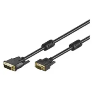 Goobay 93260 Câble DVI-I/VGA Full HD plaqué or Longueur 2 m pas cher