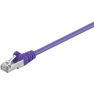 goobay CAT 5e Câble de Liaison, SF/UTP, Violet, 2m Longueur pas cher