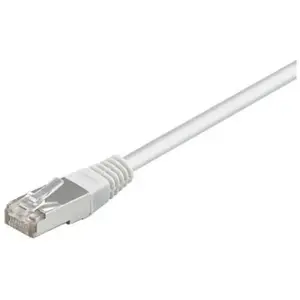 Comparateur de prix : goobay Câble réseau WENTRONIC CAT 5e - 7.5m - Blanc - Moulé - Conducteurs CCAW - Serre-câble
