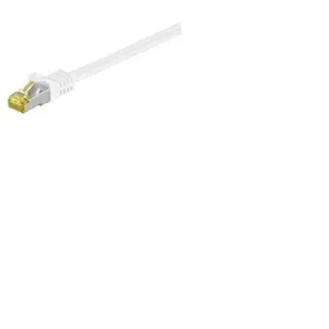 goobay RJ-45 CAT7 15m câble de réseau Blanc S/FTP (S-STP) pas cher