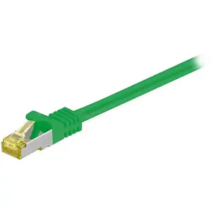 Comparateur de prix : Wentronic 91622 - Cat 6 STP-kabel - RJ45 - 5 m - Groen