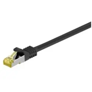 goobay RJ-45 CAT7 10m câble de réseau Noir S/FTP (S-STP) pas cher