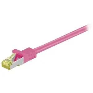Cordon RJ45 catégorie 7 S/FTP 3 m (Rose)