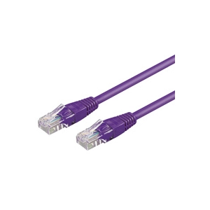 goobay CAT 6 Câble de Liaison, U/UTP, Violet, 15 m Longueur pas cher