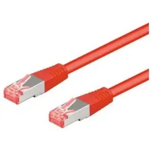 Goobay Câble de raccordement WENTRONIC 95583 - Cat 6 STP - 1.5m - Rouge pas cher