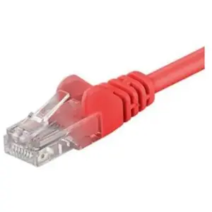 Goobay 95561 CAT 5e Câble de Liaison, U/UTP, Rouge, 1.5 m Longueur pas cher