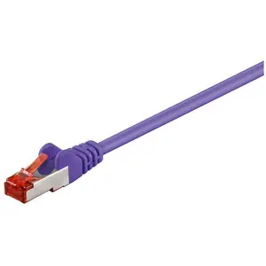 Goobay 95530 Câble patch CAT 6 S/FTP (PiMF) Violet pas cher