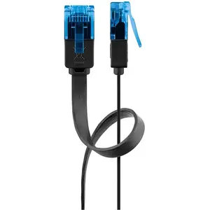 GOOBAY RJ-45 CAT6a 1m 1m Cat6a U/UTP (UTP) Noir câble de réseau - Câbles de réseau (1 m, Cat6a, U/UTP (UTP), RJ-45, RJ-45, Noir) pas cher