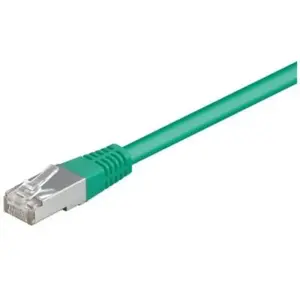 Comparateur de prix : Wentronic Goobay 68046 Câble patch CAT 5e SF/UTP Vert CCA Mélange de cuivre