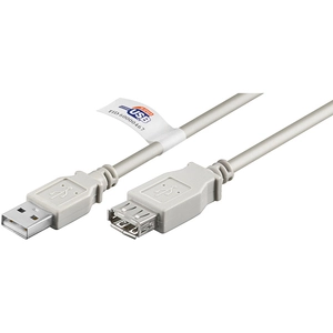 Goobay USB 2.0 Hi-Speed verlengkabel met USB-certificaat pas cher