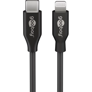 Câble de Données et de Charge USB-C / Lightning Goobay - 2m - Noir pas cher