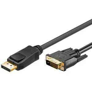 Goobay Wentronic 51963 Câble vidéo DP/DVI 5 m Noir pas cher