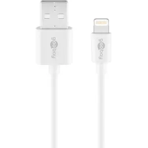 Goobay 54600 Câble Lightning pour Apple iPhone/iPad Blanc 1 m pas cher