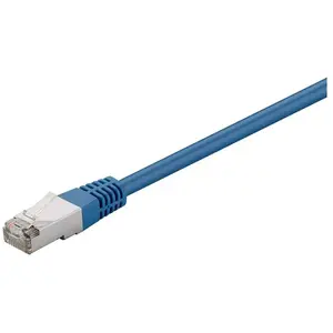 Goobay 73075 Câble patch CAT 5e F/UTP Bleu pas cher