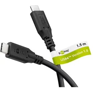 Goobay Câble USB4 Type C (M/M) - Power Delivery - 1.5 m pas cher
