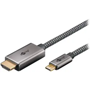 Goobay Câble Textile USB-C / HDMI (M/M) - 1 m pas cher