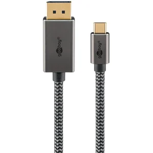 Goobay Câble Textile USB-C / DisplayPort 1,4 (M/M) - 2 m pas cher
