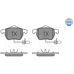 MEYLE Plaquettes de frein X4 pour VOLKSWAGEN: Passat & AUDI: A4, A6, S6, S4 & SEAT: Exeo & SKODA: Superb (Ref: 025 230 1820/W) pas cher