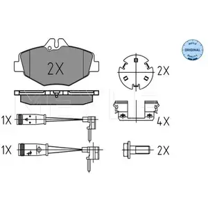 Comparateur de prix : Meyle Remblokkenset schijfrem