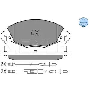 Meyle Remblokkenset schijfrem pas cher