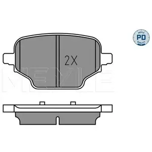 MEYLE Plaquettes de frein X4 pour OPEL: Combo & PEUGEOT: Rifter, Partner & TOYOTA: Proace City & FIAT: Doblo (Ref: 025 207 6417/PD)