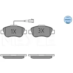 MEYLE Plaquettes de frein X4 pour FIAT: Panda (Ref: 025 240 7218) pas cher