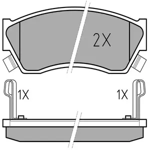 Meyle Remblokkenset schijfrem pas cher