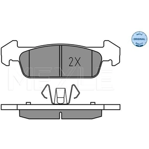 MEYLE Plaquettes de frein X4 pour DACIA: Sandero, Logan & RENAULT: Twingo (Ref: 025 257 3817) pas cher