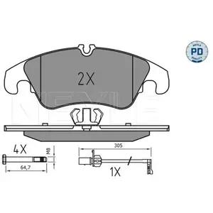 Comparateur de prix : Meyle Remblokkenset schijfrem