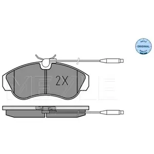 Meyle Remblokkenset schijfrem pas cher