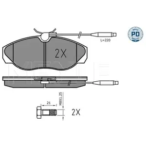 Comparateur de prix : Meyle Remblokkenset schijfrem