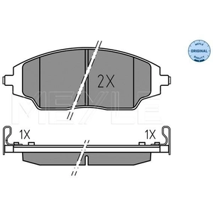 MEYLE Plaquettes de frein X4 pour CHEVROLET: Aveo (Ref: 025 257 2218) pas cher
