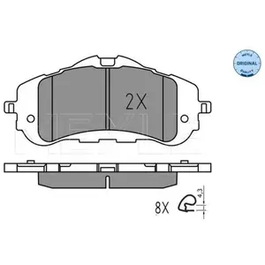 MEYLE Plaquettes de frein X4 pour OPEL: Astra, Combo & PEUGEOT: 308 & CITROËN: Berlingo & TOYOTA: Proace City (Ref: 025 258 9518) pas cher