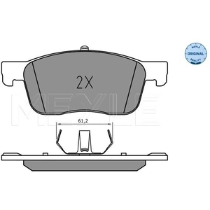 MEYLE Plaquettes de frein X4 pour OPEL: Vivaro, Zafira & CITROËN: Jumpy, Dispatch, SpaceTourer & FIAT: Scudo, Ulysse (Ref: 025 225 9417)