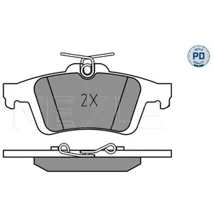 MEYLE Plaquettes de frein X4 pour MAZDA: 5, 3 & OPEL: GT Roadster, Vectra & FORD: C-Max, Focus, Connect, Kuga & VOLVO: V50, V40 (Ref: 025 241 3717/PD) pas cher
