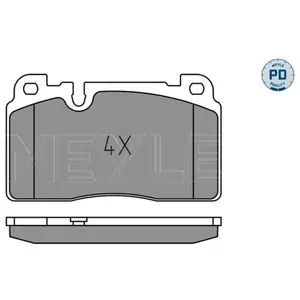 Comparateur de prix : MEYLE Plaquettes de frein X4 pour AUDI: Q5, A6, A7 & PORSCHE: Macan (Ref: 025 256 4317/PD)