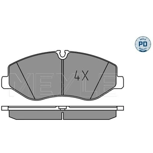 MEYLE Plaquettes de frein X4 pour MERCEDES-BENZ: Classe V, Vito, EQV (Ref: 025 220 6221/PD) pas cher