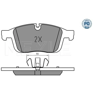 MEYLE Plaquettes de frein X4 pour VOLVO: XC 60 (Ref: 025 223 8619/PD)