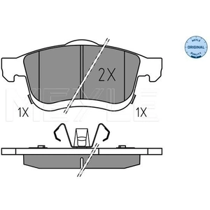 MEYLE Plaquettes de frein X4 pour FIAT: 500 (Ref: 025 259 0621)
