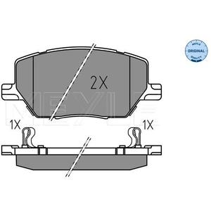 MEYLE Plaquettes de frein X4 pour JEEP: Compass, Renegade & FIAT: 500 & ALFA ROMEO: Tonale (Ref: 025 221 6520)