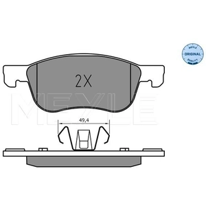 MEYLE Plaquettes de frein X4 pour FORD: Fiesta (Ref: 025 227 4816)