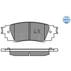 MEYLE Plaquettes de frein X4 pour LEXUS: RX, UX & TOYOTA: RAV4, C-HR (Ref: 025 224 3415)