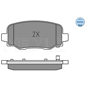 MEYLE Plaquettes de frein X4 pour JEEP: Cherokee (Ref: 025 257 3418)