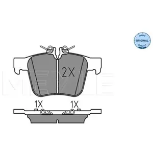 Meyle Remblokkenset schijfrem pas cher