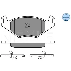 Meyle Remblokkenset schijfrem pas cher