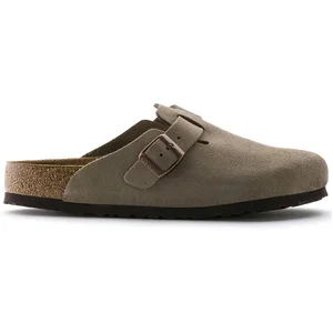 Birkenstock Chaussons Birkenstock Boston Cuir Suede M Beige - 40 pas cher